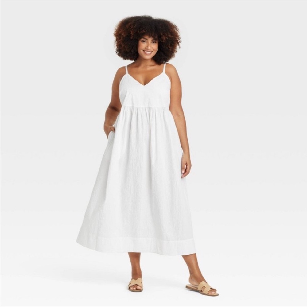 A New Day Seersucker Maxi Dress